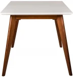 Стол R-Home Лунд раскладной 140-180 ОРЕХ-Белый