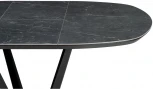 Керамический стол Woodville Азраун черный 528472