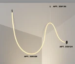 Гибкий неон Novotech Ramo 359328 KONST черный IP20 LED 3000K 25W 220V 2420Лм