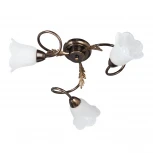 Потолочная люстра Vitaluce V1445/3PL (220V, цветы, листья)