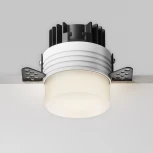Встраиваемый светильник Maytoni Nude DL065-12W4K-TRS-W (LED, 220V, круглые)
