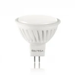 Лампочка светодиодная GU5.3 7 Вт 600 lm 2800K теплое желтое свечение Voltega Collection Ceramics 5725