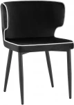 Стул Stool Group Матео с кантом велюр черный УТ000034862