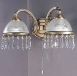 Бра Reccagni Angelo 3831 A 3831/2 (220V, подвески, выключатель)
