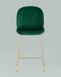 Стул полубарный Stool Group Beetle со спинкой изумрудный УТ000006592