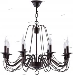 Подвесная люстра Freya Velia FR2046-PL-08-BR (220V, на цепи, подсвечник, свеча)