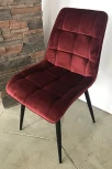 Обеденный стул M-City CHIC G062-36 бургунди, велюр