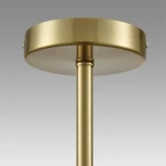 Потолочная люстра на штанге Lumion Aurica 8046/8C латунь/прозрачное стекло Е14 8*40W 220V