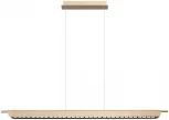 Подвесной линейный светодиодный светильник с диммером Odeon Light Punto 7018/40LA c сенсорн. включением цв. тем-ры 2700-4000-5500K металл/акрил под латунь брашинг IP20 40W 220V (сенсорный выключатель, на проводе)