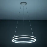 Люстра подвесная Дуэт CL719500 (регулировка яркости, LED, 220V, пульт управления, на тросе, кольцо)