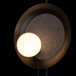 Торшер Loft It Wonders 10237F Black (220V, выключатель, шар)