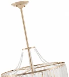 Подвесная люстра хрустальная на штанге Arte Milano Sorrento-1009 371009/6/300/500 GD (220V)