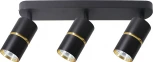 Спот настенно-потолочный Feron ML1863 ZEN 48645 GU10, чёрный, золото (220V)