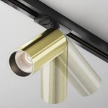 Трековый светильник однофазный 220V Maytoni Focus LED TR021-1-12W4K-W-BBS (круглые)