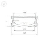 Профиль TM-2000 (CT) (Алюминий) 016939 Arlight TM
