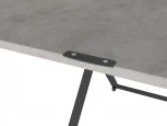 Стол универсальный трансформируемый ГЕНРИ бетон чикаго/чёрный от фабрики Mebelik
