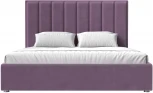 Кровать интерьерная Афродита 200 (Сиреневый/Микровельвет) Лига Диванов арт.120616