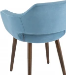 Стул с подлокотниками Stool Group Саймон велюр пыльно-голубой УТ000025165