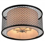 Потолочный светильник круглый Lussole Loft Levittown LSP-9676 (220V, IP21)