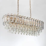 Подвесная люстра хрустальная Modelux MODELUX ML.7085.900.300 GD