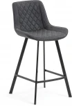Барный стул La Forma (ex Julia Grup) Adela (Графит,Черный/ Пена,Сталь,Фанера)