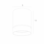 Накладной точечный светильник Arte Lamp Elle A1909PL-1BK (LED, 220V)