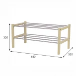 Обувница Атлас слоновая кость от фабрики Mebelik