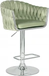 Стул барный DOBRIN MARCEL (пудрово-мятный велюр (MJ9-87))