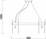 Подвесная люстра Freya Deserto FR5141PL-10BS1