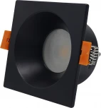 Встраиваемый светильник ST Luce ST256.418.01 Черный GU10 1*50W IP65 (220V)