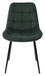 Стул ХОФМАН, цвет H-30 Изумрудный, велюр / черный каркас