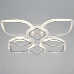 Потолочная люстра светодиодная на штанге с пультом регулировкой яркости и цветовой температуры Reluce 02303-0.3-4+4 WH