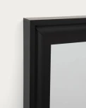 Настенное зеркало La Forma (ex Julia Grup) Romila (Черный/ Полистирол,Дерево,Стекло,МДФ,Пластик)
