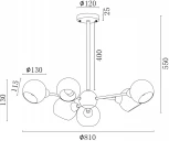 Потолочная люстра Freya Sherry FR5121PL-06G