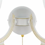 Бра с выключателем Arte Milano AM343837 343837/2W WT+G (220V)