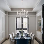 Подвесная люстра Arte Milano AM346179 346179/8 WT+SL (220V, подвески, на цепи, подсвечник, свеча)