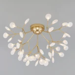 Потолочная люстра Wi-Fi Bogate's Foglia 344 Smart (220V, управление смартфоном, голосовое управление, умный дом - Minimir Home, Алиса, Маруся, Салют, лепестки)