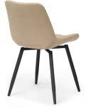 Стул Notta на металлокаркасе Баодин К крутящийся бежевый / черный 520604