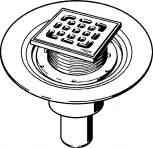 Душевой трап Viega Advantix 557201