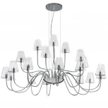 Подвесная большая люстра Lightstar Diafano 758214 (220V, на тросе)