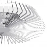 Потолочный светильник круглый с вентилятором Mantra Himalaya 7120 (LED, 220V, диммер, пульт управления, свето-шумовой датчик, управление смартфоном, умный дом - Tuya Smart, круглые)