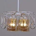 Подвесная люстра штанге Reluce 03883-0.4-04 WH+GD (220V)