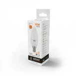 Лампочка светодиодная E14 10 Вт 880 lm 3000K теплое желтое свечение Gauss Elementary 33110