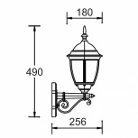 Настенный фонарь уличный Oasis Light 91201S Gb (220V, IP44)