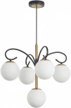 Подвесная люстра Arte Milano Neapol-73808 273808/4+1 BK/GD (220V, на проводе, шар)