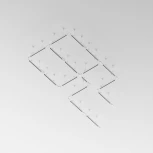 Шинопровод 1м Trinity накладной/подвесной белый (трехфазный) Maytoni Technical TRX005-311W (220V)