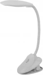 Офисная настольная лампа на прищепке Эра NLED-478-8W-W (220V, выключатель)