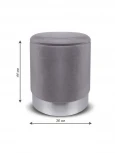 Пуфик большой серый MY iNTERNO Oslo MY18A070GS(big)