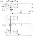 Смеситель IDDIS Bounce BOUSBL2I10WA универсальный