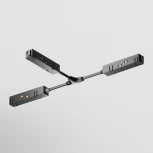 Коннектор питания Т-образный Gravity черный (магнитный) Maytoni Technical TRA004CWT-22B (48V)